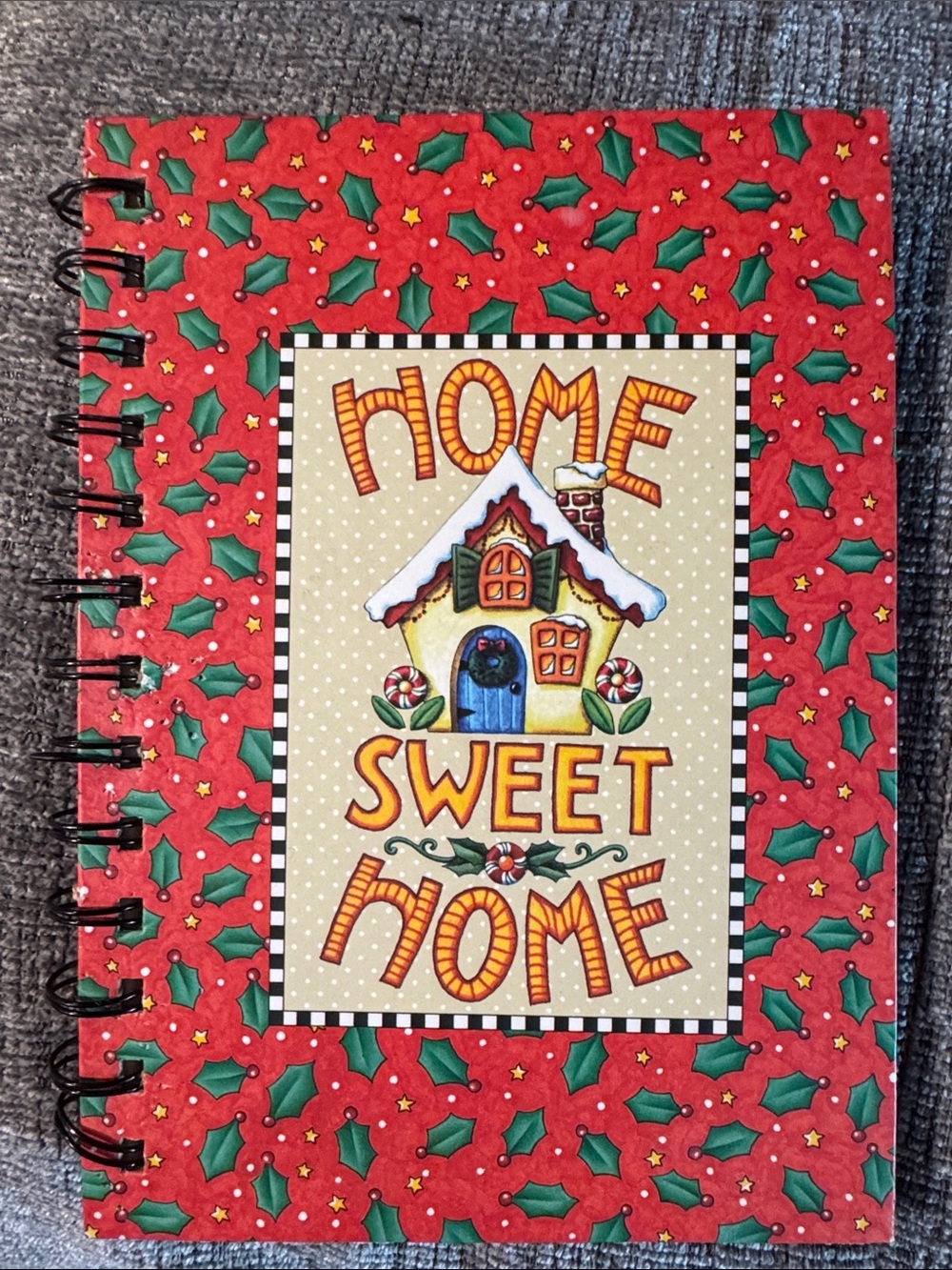 Festive Many "Home Sweet Home" Spiral Notebook